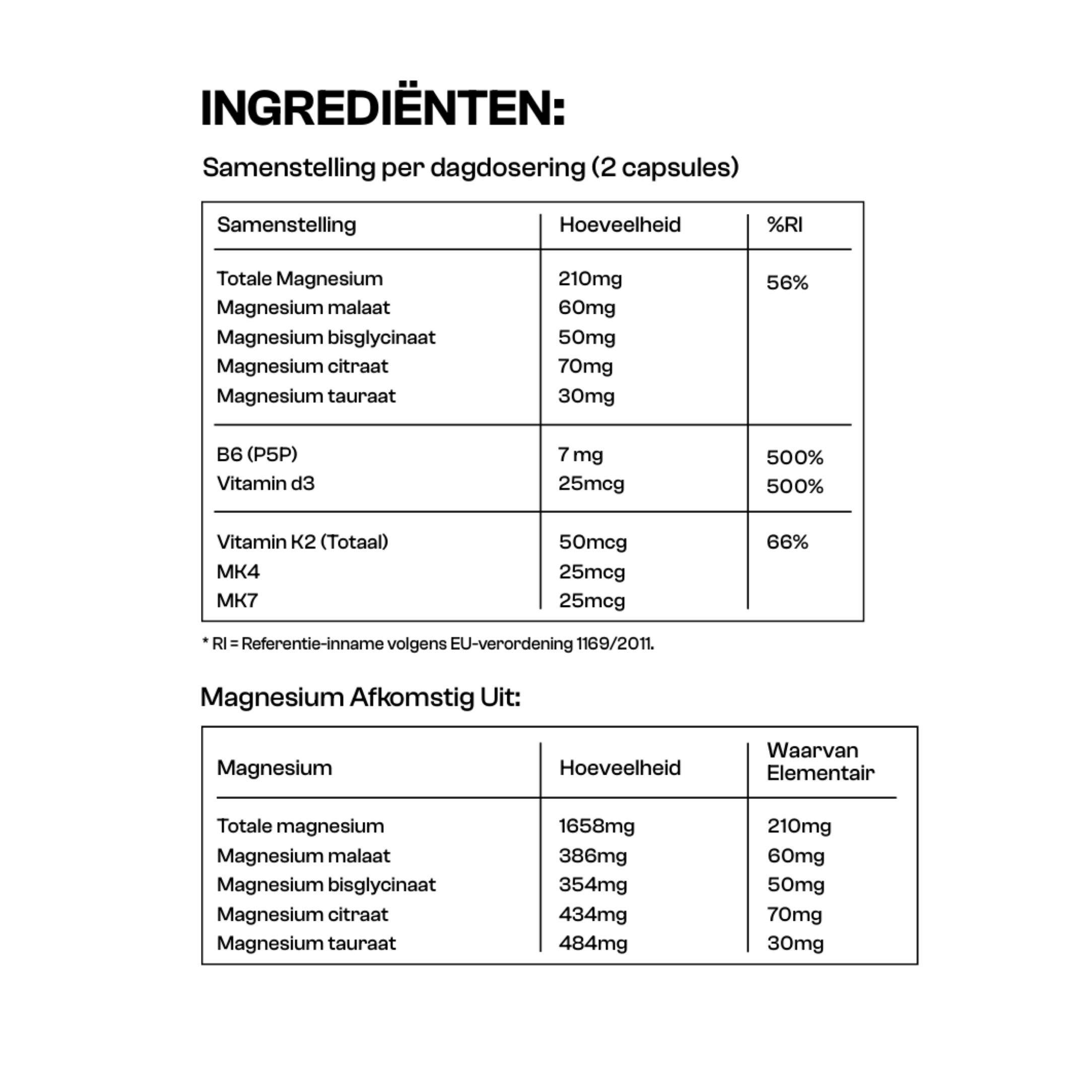 Infless Magnesio